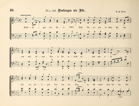 Polyhymnia: Sammlung christlich-religiöser Gesänge, für Gemischten Kirchen-Chor page 84