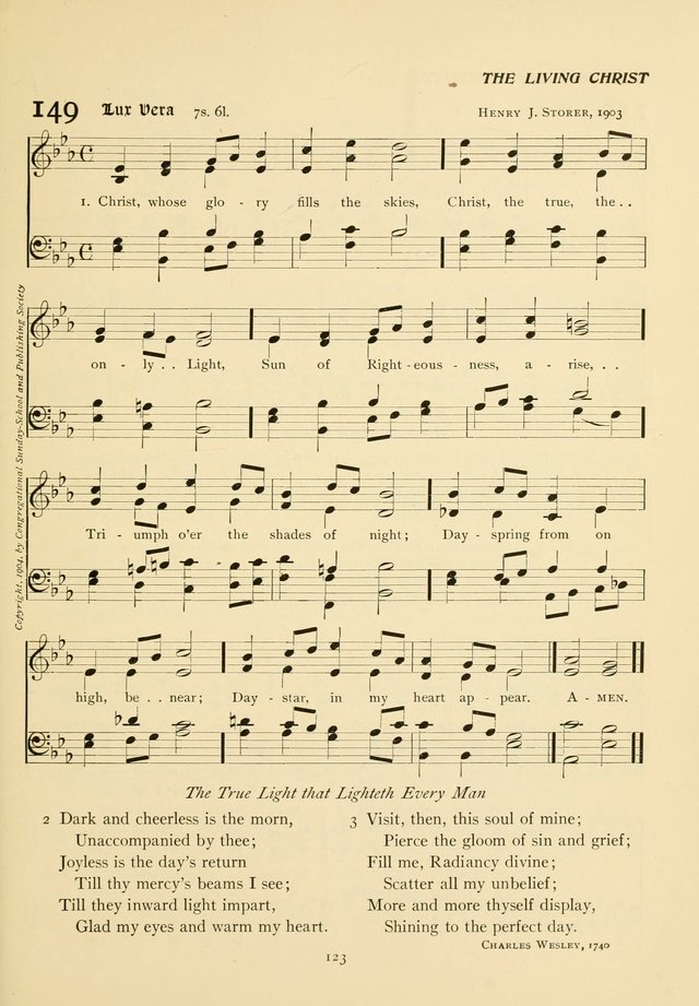 The Pilgrim Hymnal page 123