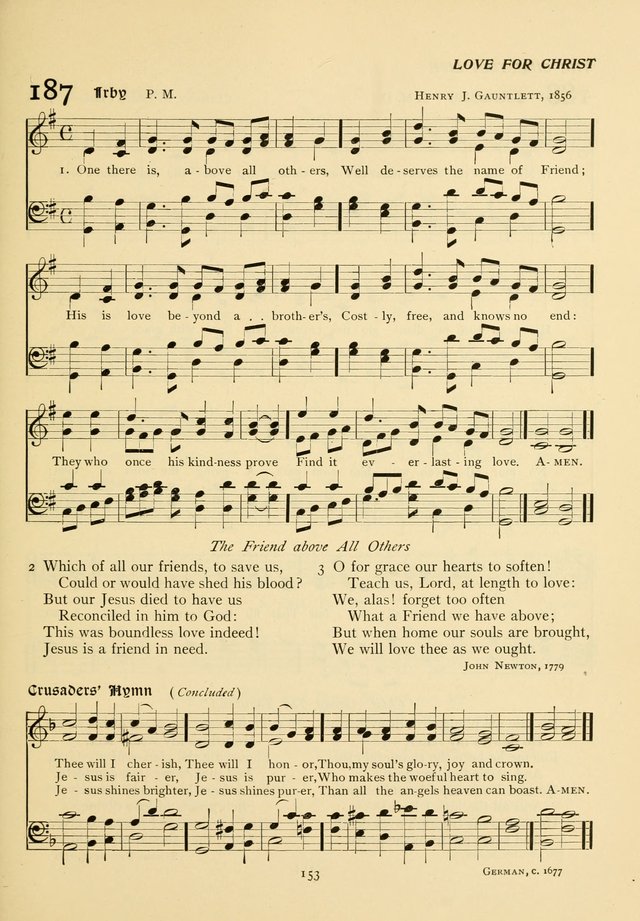 The Pilgrim Hymnal page 153