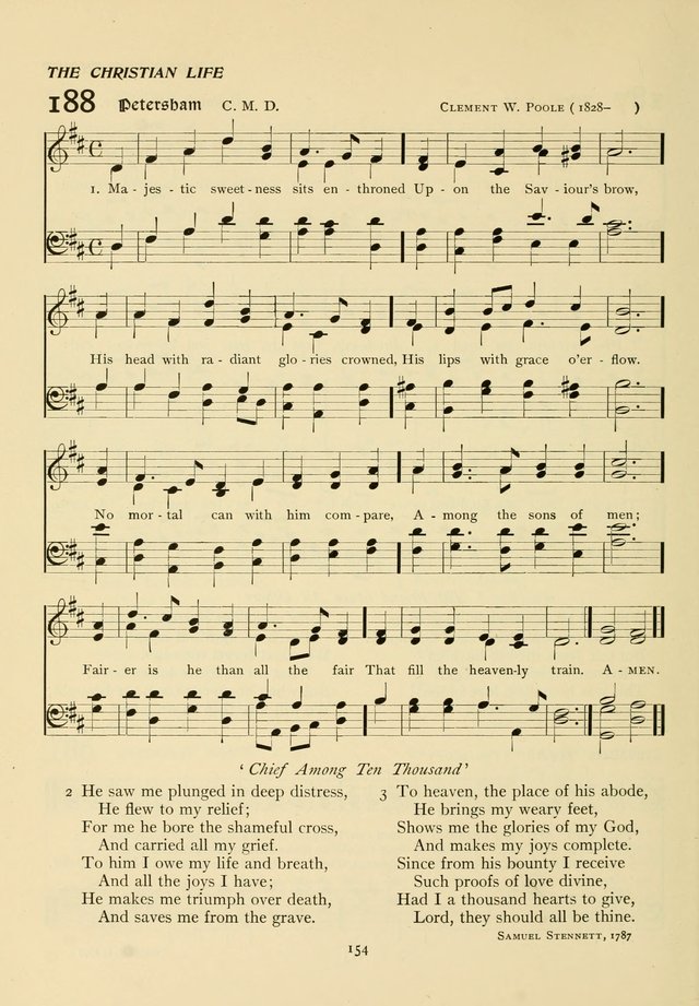The Pilgrim Hymnal page 154