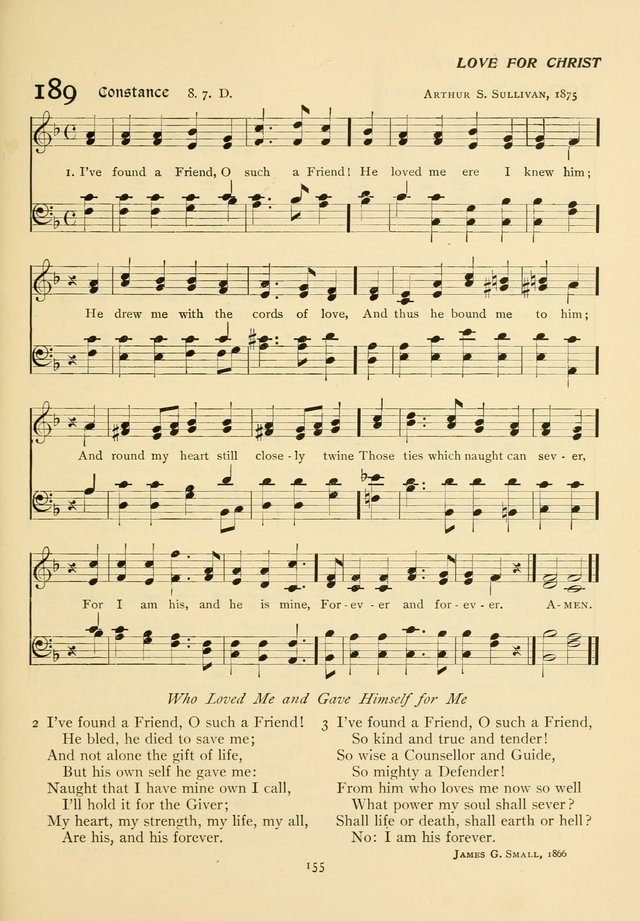 The Pilgrim Hymnal page 155