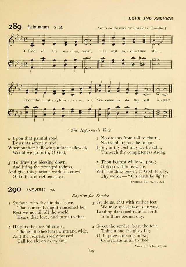 The Pilgrim Hymnal page 229