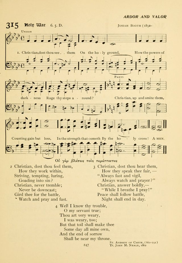 The Pilgrim Hymnal page 247