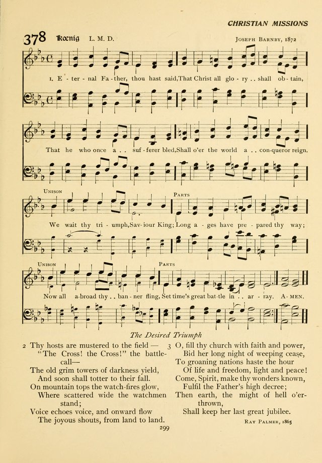 The Pilgrim Hymnal page 299