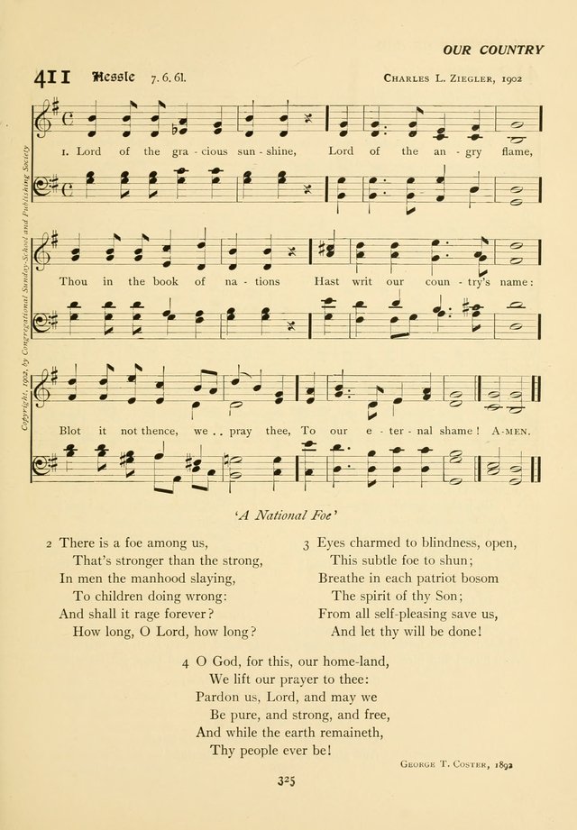 The Pilgrim Hymnal page 325