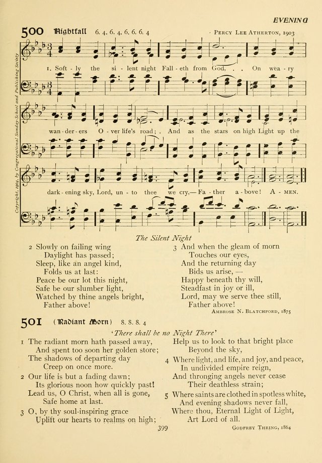 The Pilgrim Hymnal page 399