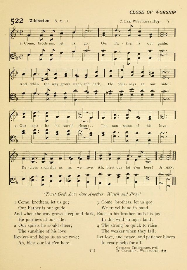 The Pilgrim Hymnal page 413