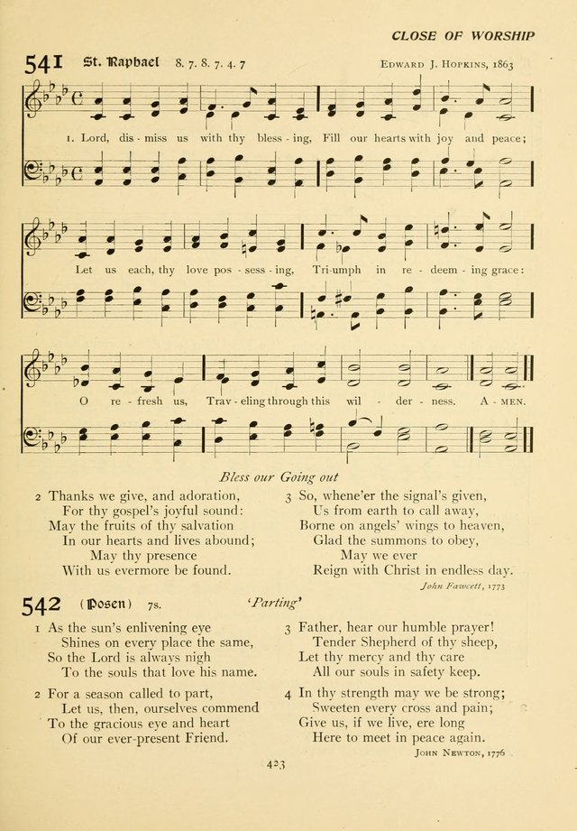 The Pilgrim Hymnal page 423