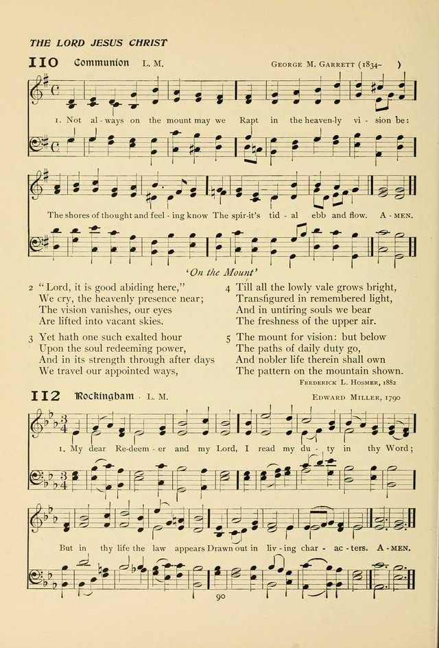 The Pilgrim Hymnal page 90