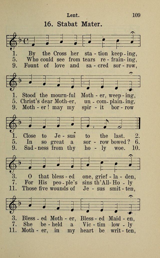 The Parish Hymnal page 109
