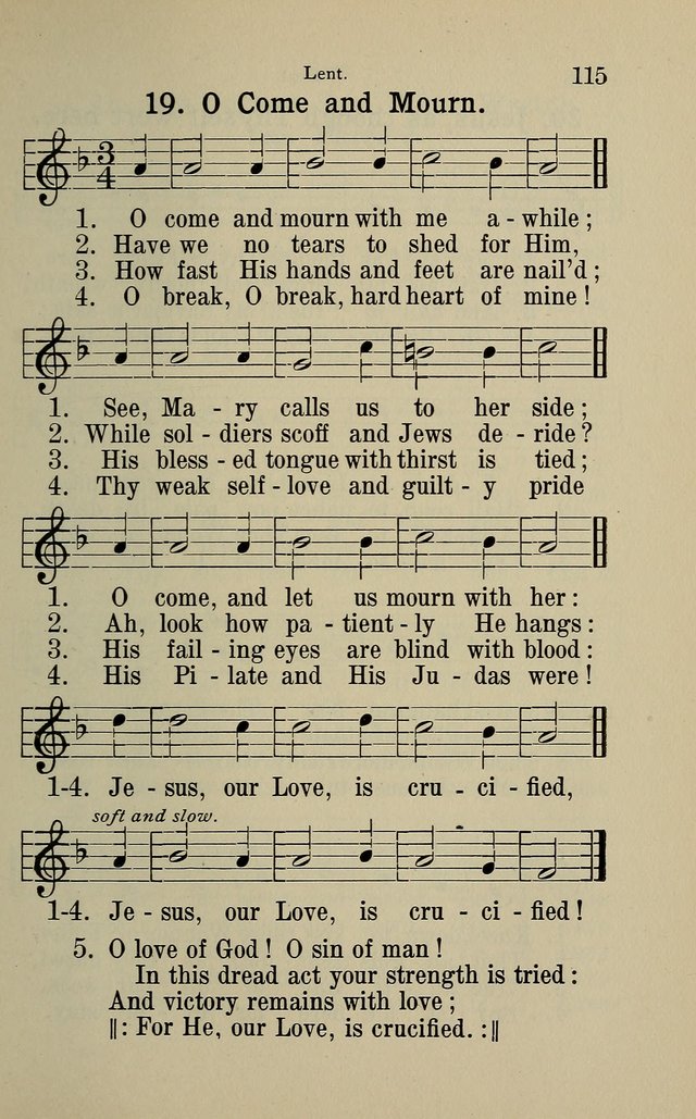 The Parish Hymnal page 115