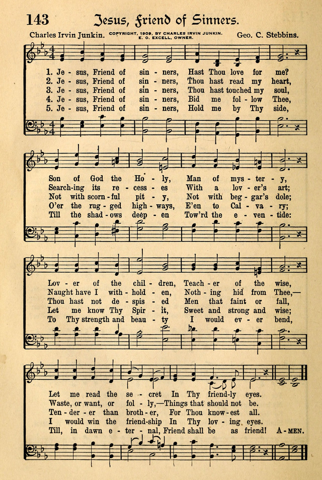 The Popular Hymnal page 100