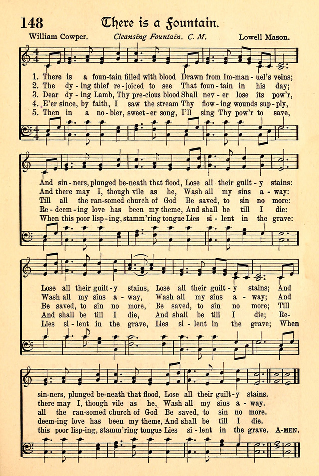 The Popular Hymnal page 105