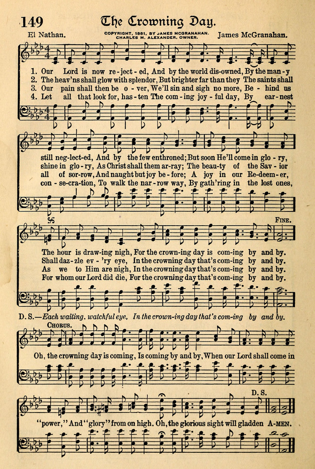 The Popular Hymnal page 106