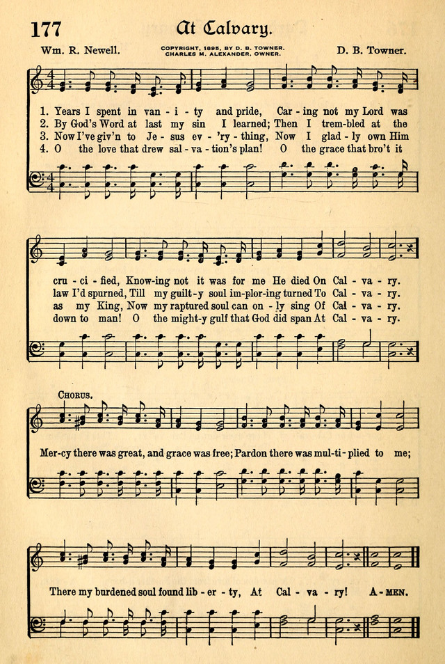 The Popular Hymnal page 134