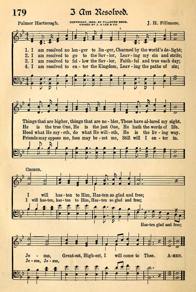 The Popular Hymnal page 136