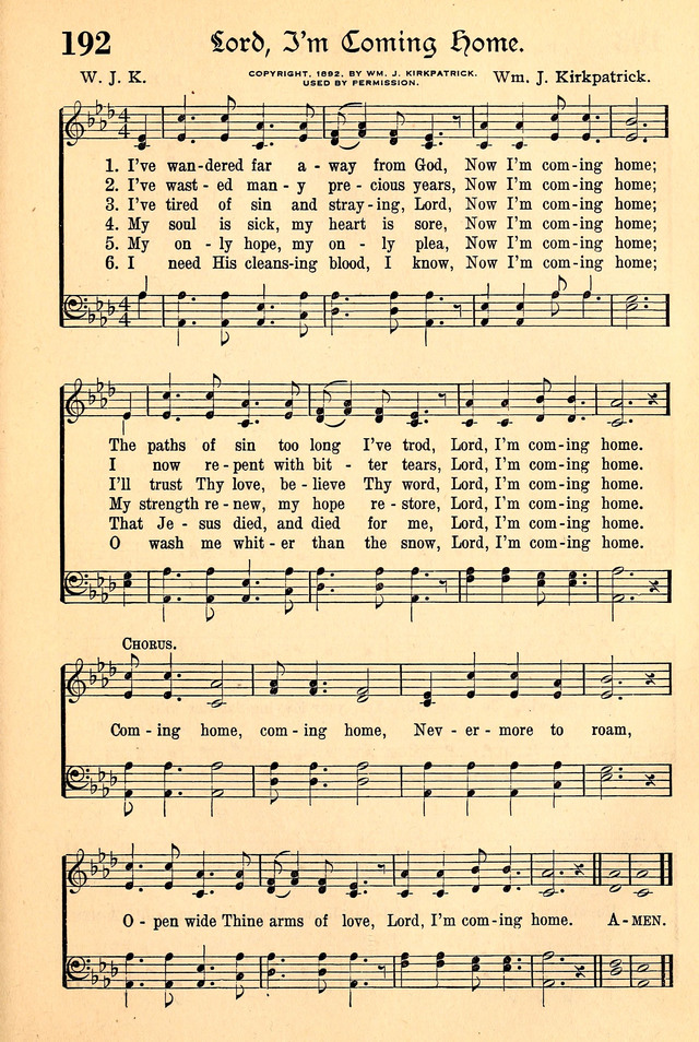 The Popular Hymnal page 149