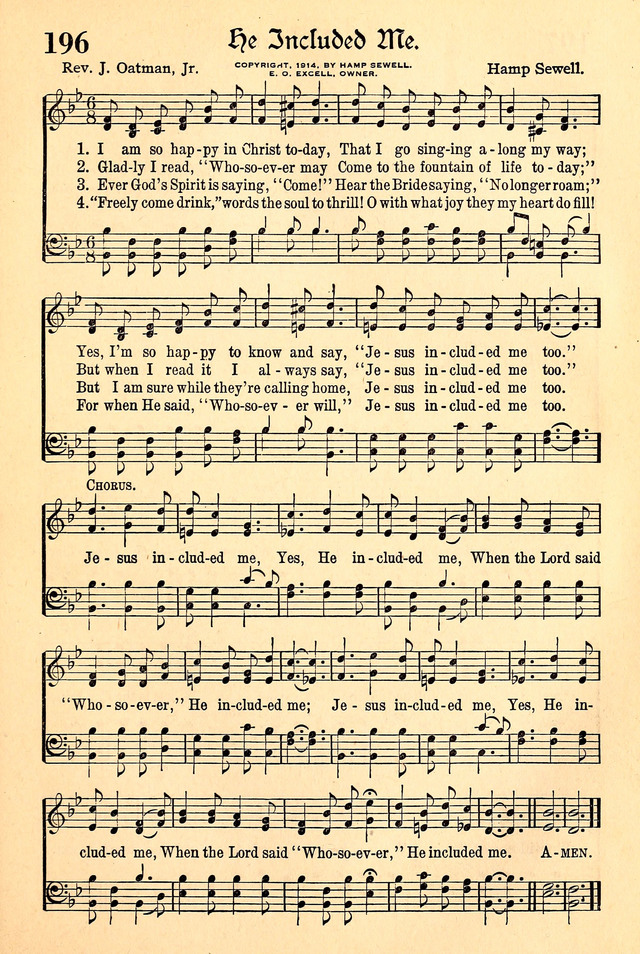 The Popular Hymnal page 153