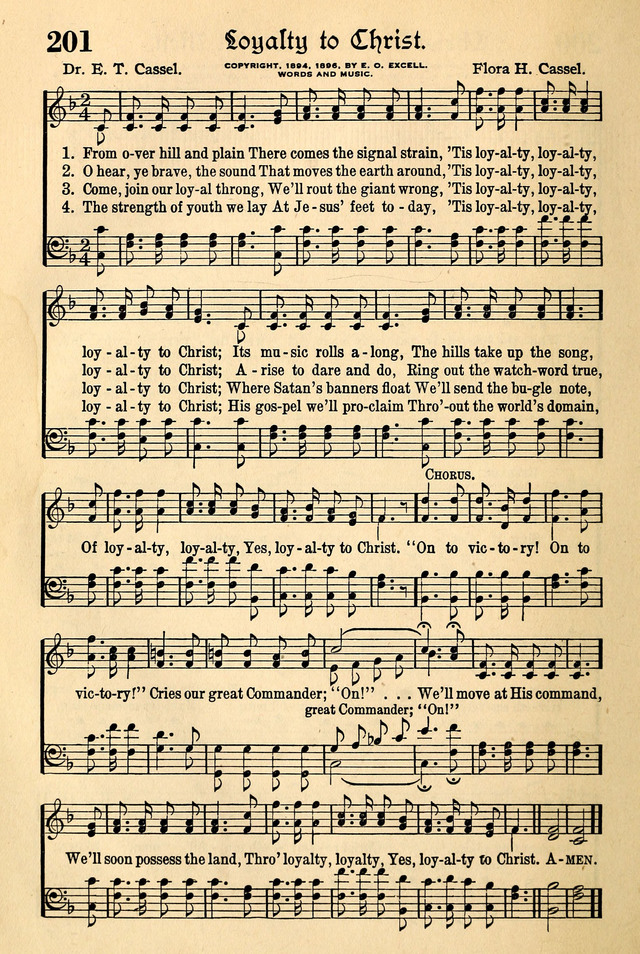 The Popular Hymnal page 158