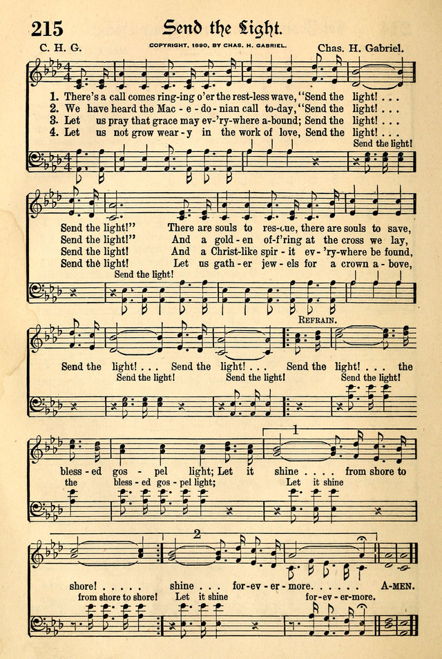 The Popular Hymnal page 172