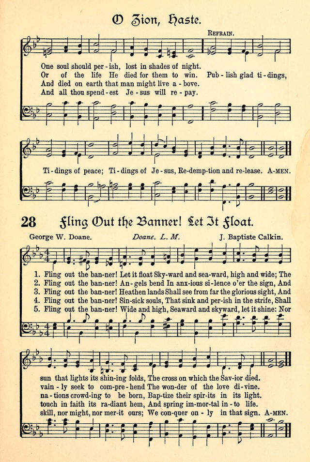 The Popular Hymnal page 19