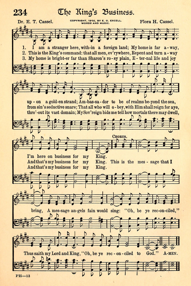The Popular Hymnal page 191