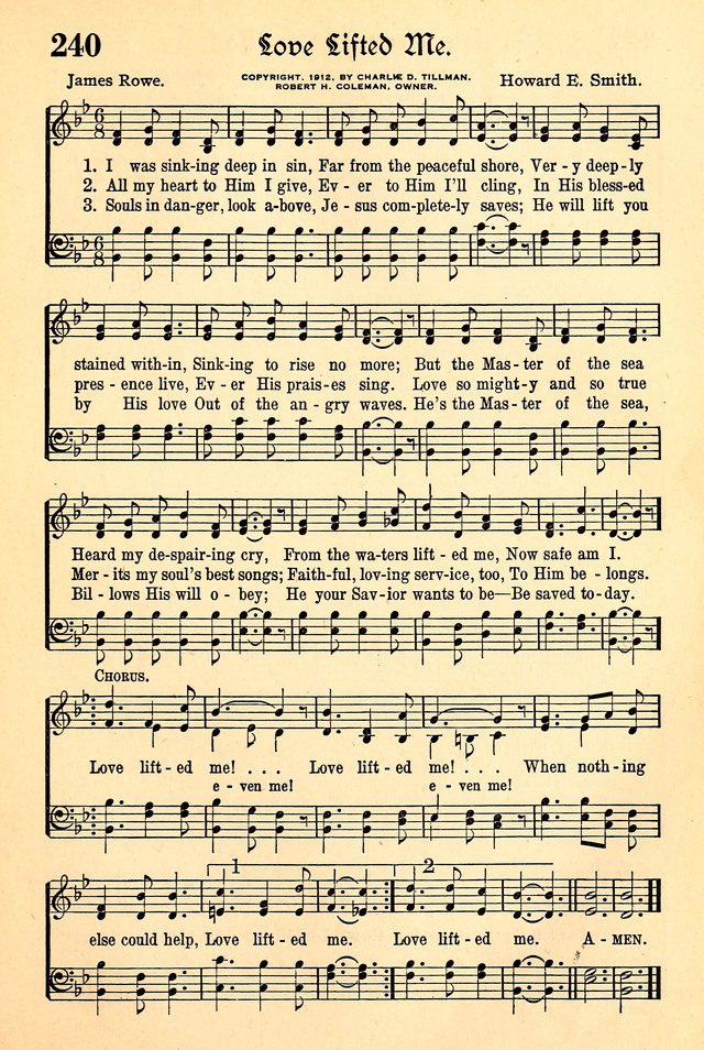 The Popular Hymnal page 197
