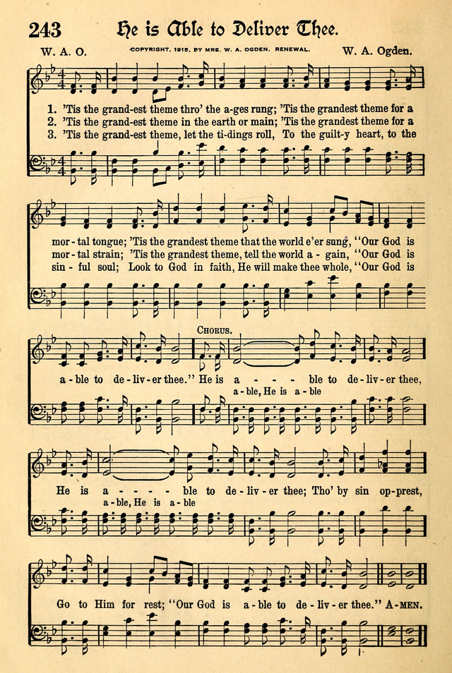 The Popular Hymnal page 200