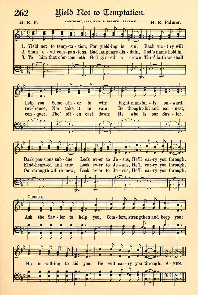 The Popular Hymnal page 219