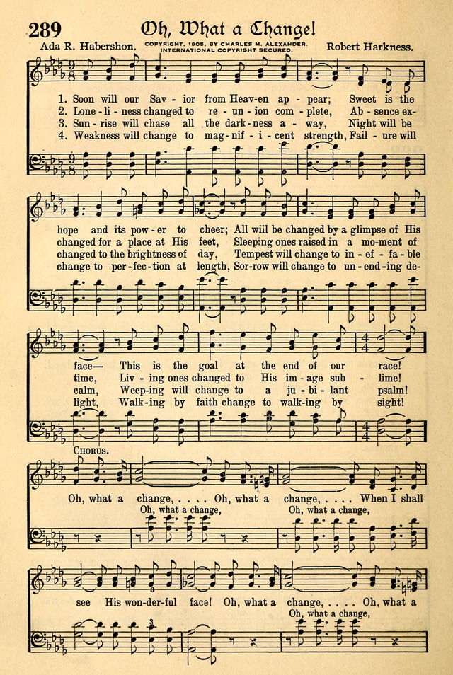 The Popular Hymnal page 244