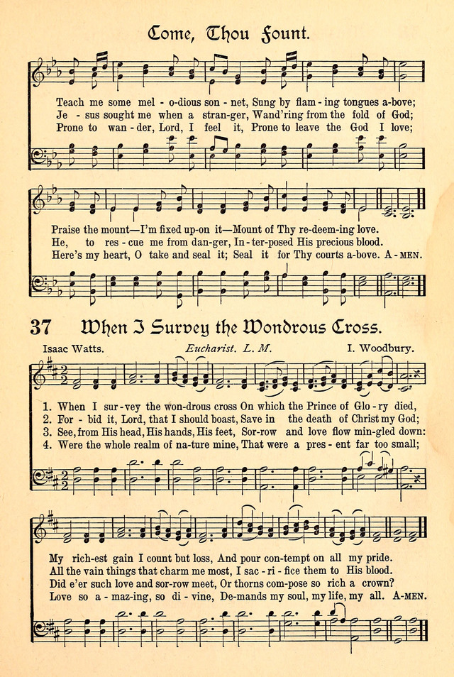 The Popular Hymnal page 25