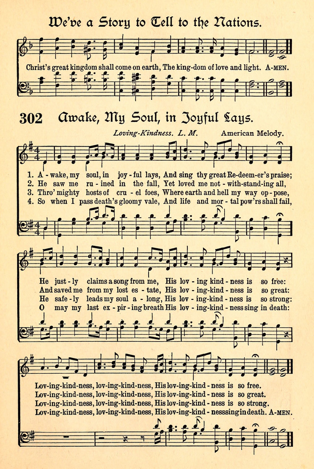 The Popular Hymnal page 257