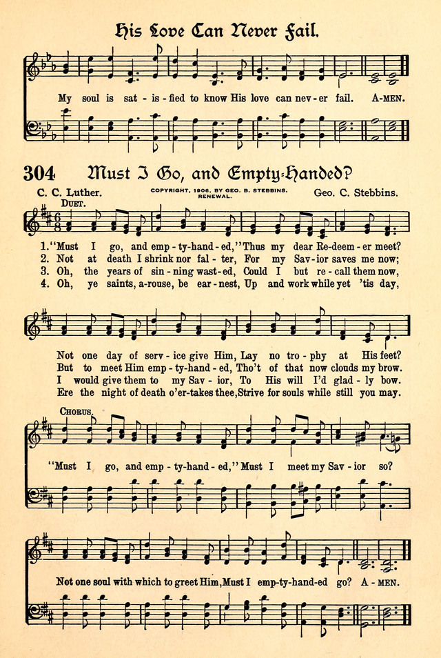 The Popular Hymnal page 259