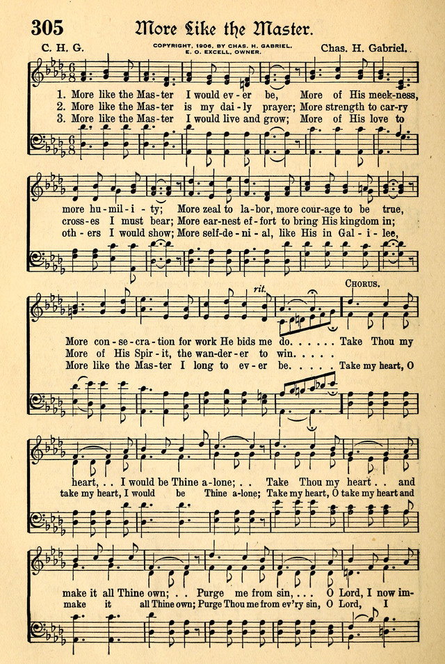 The Popular Hymnal page 260
