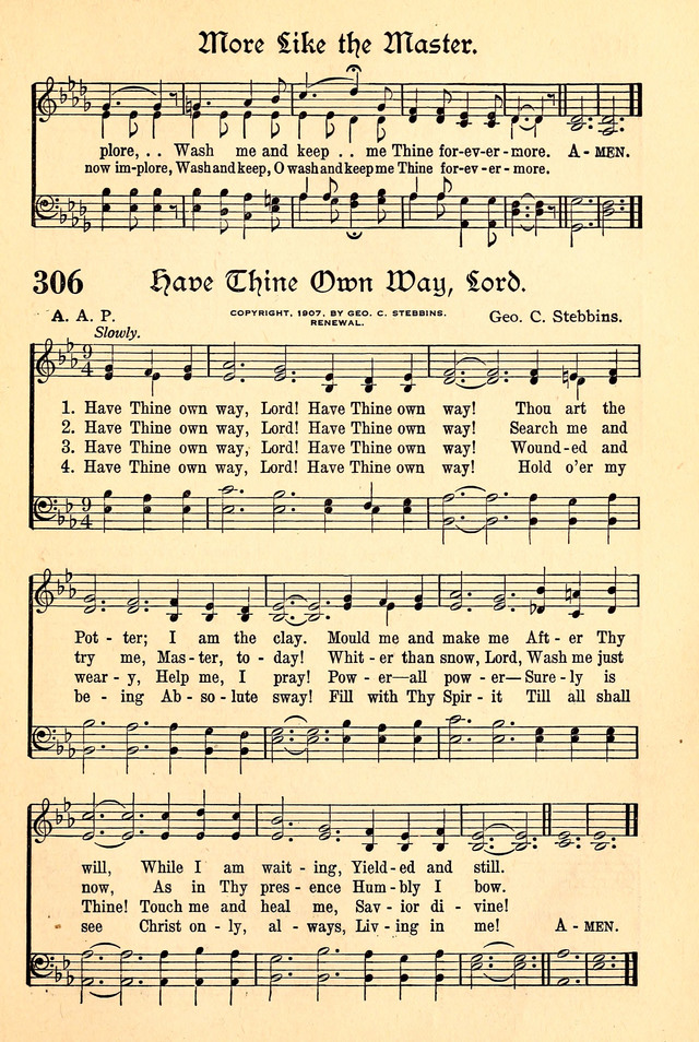 The Popular Hymnal page 261