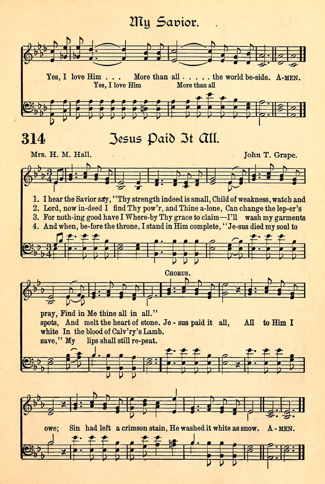 The Popular Hymnal page 269