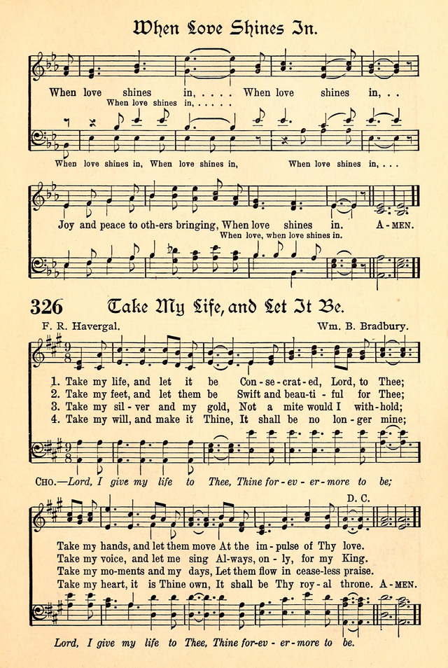 The Popular Hymnal page 281