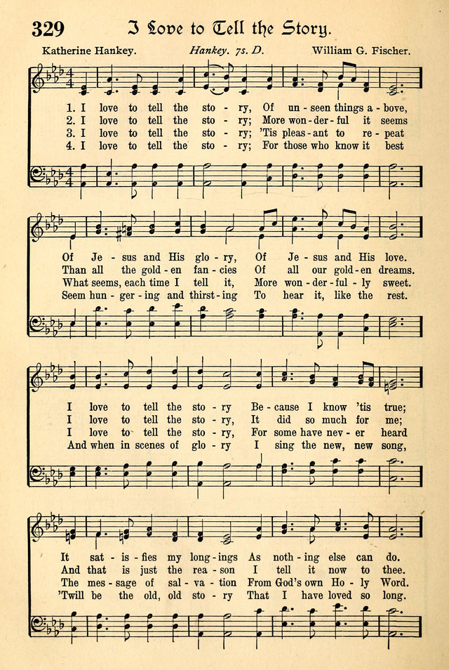 The Popular Hymnal page 284