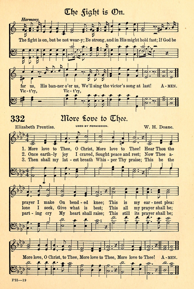 The Popular Hymnal page 287