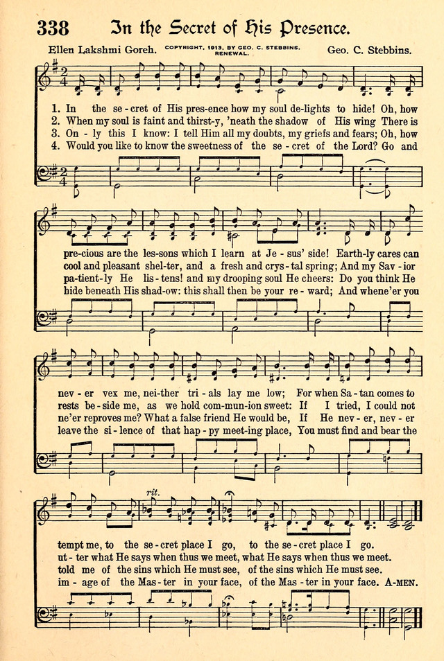 The Popular Hymnal page 293