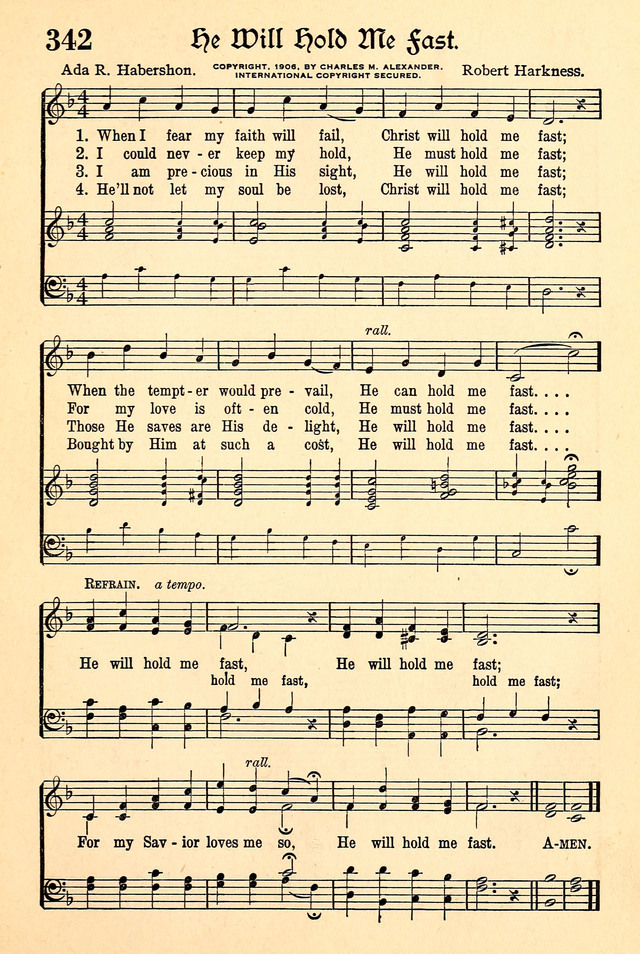 The Popular Hymnal page 297