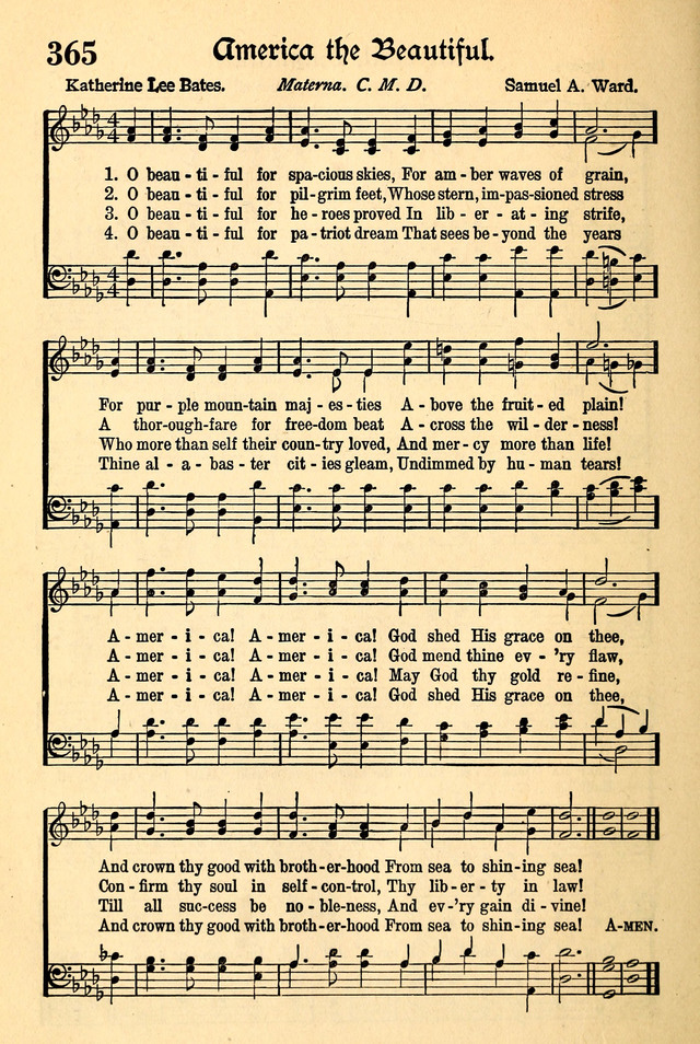 The Popular Hymnal page 322