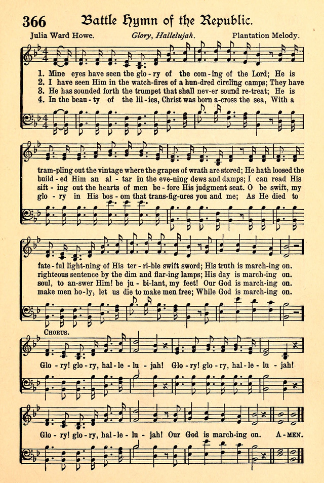 The Popular Hymnal page 323