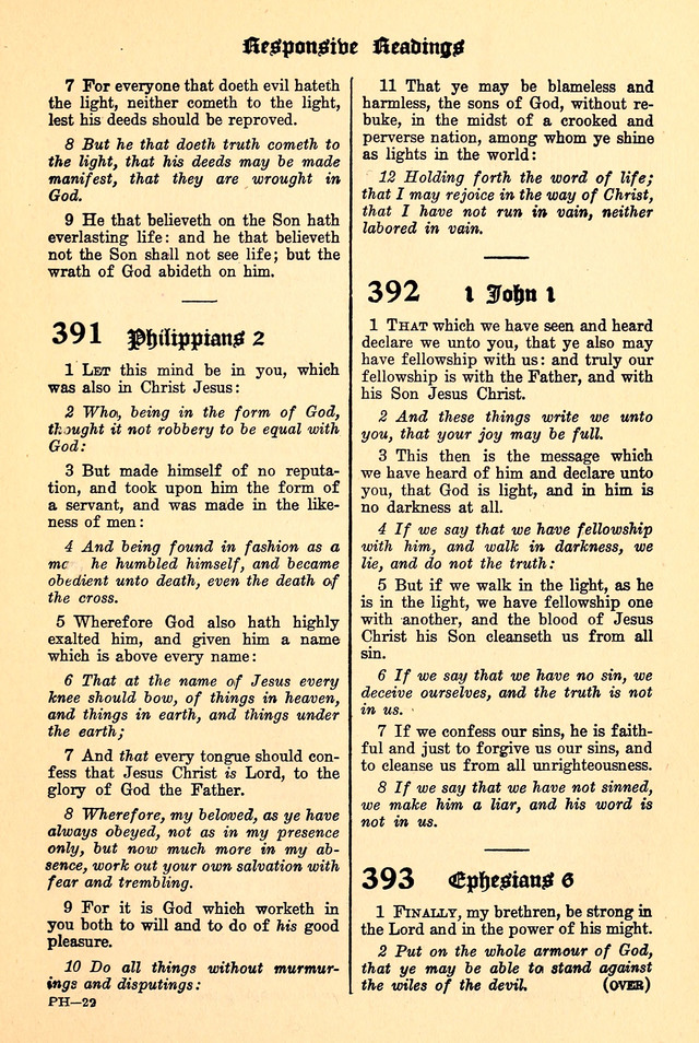 The Popular Hymnal page 335