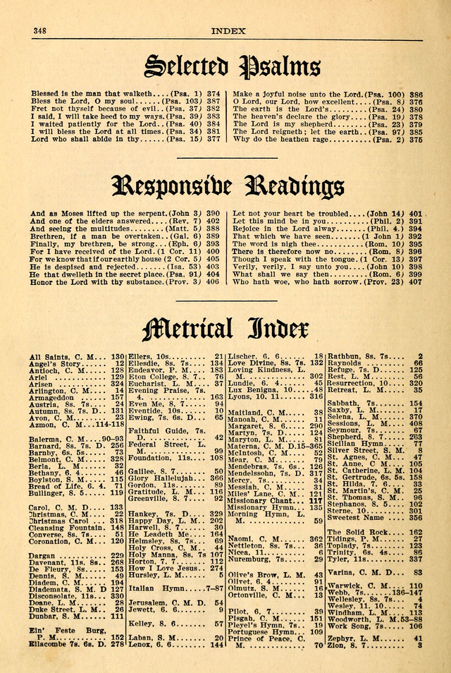 The Popular Hymnal page 346