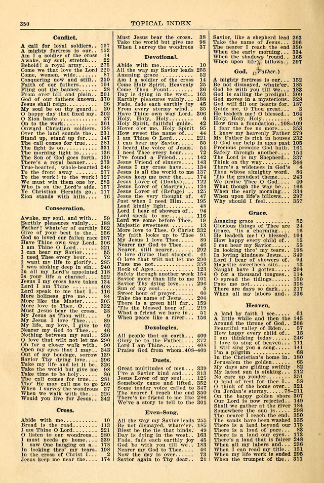 The Popular Hymnal page 348