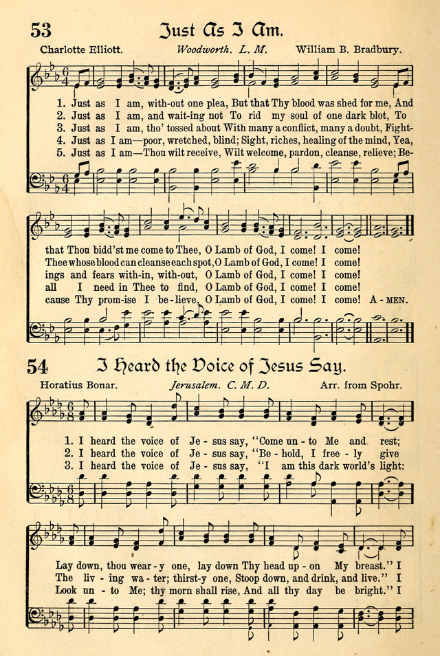 The Popular Hymnal page 36