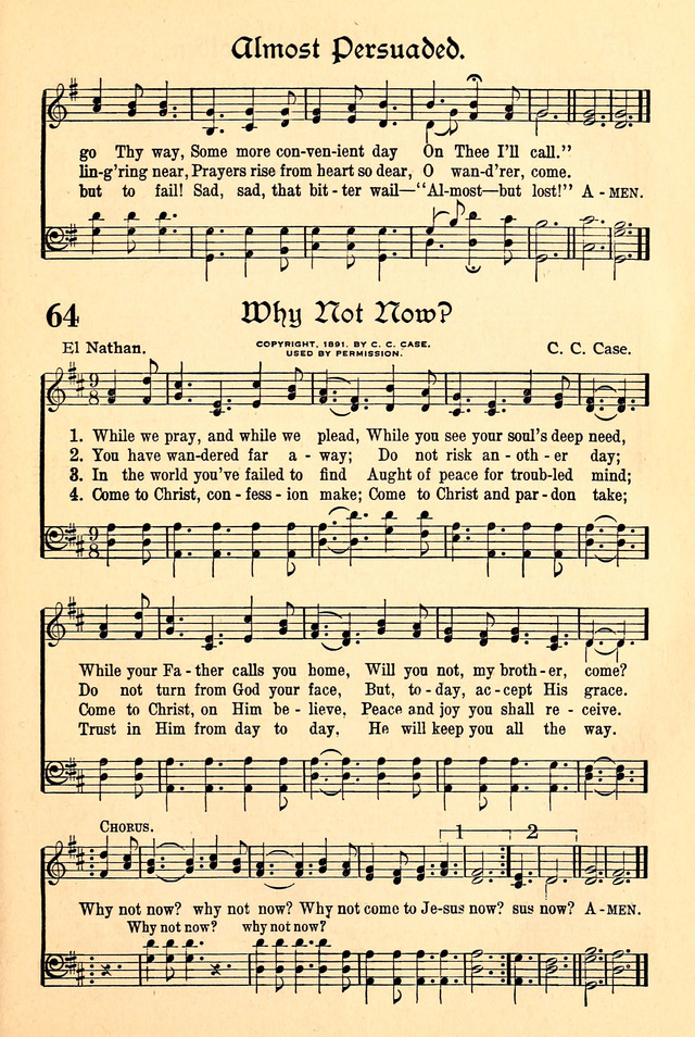 The Popular Hymnal page 43