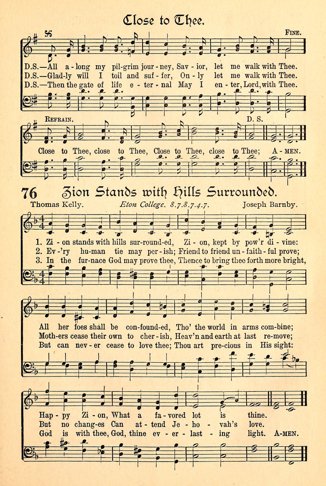 The Popular Hymnal page 51