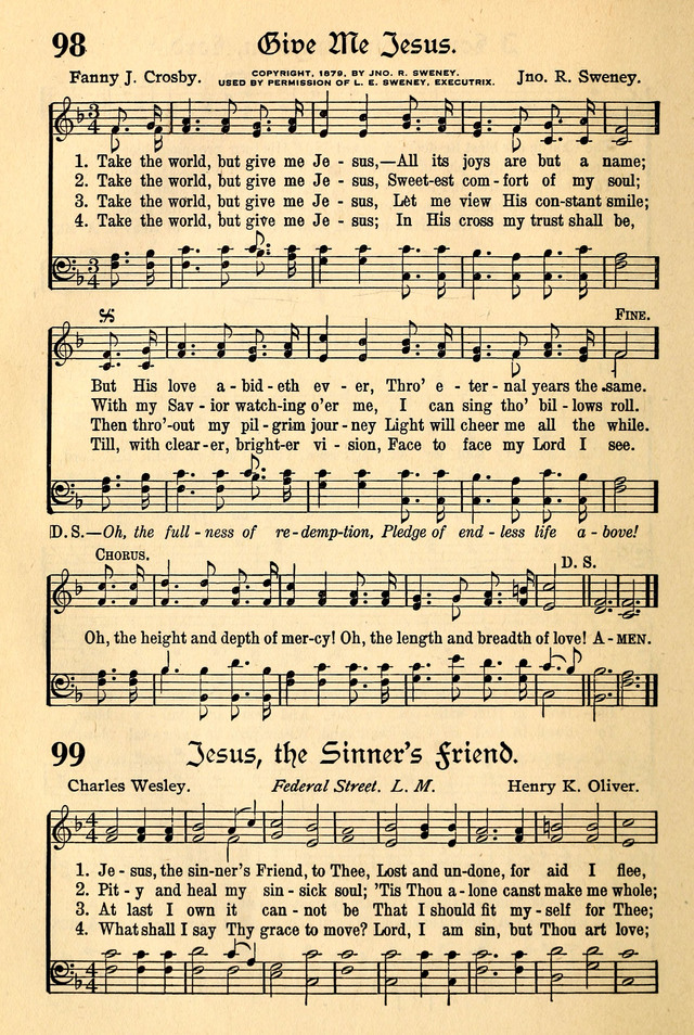 The Popular Hymnal page 66